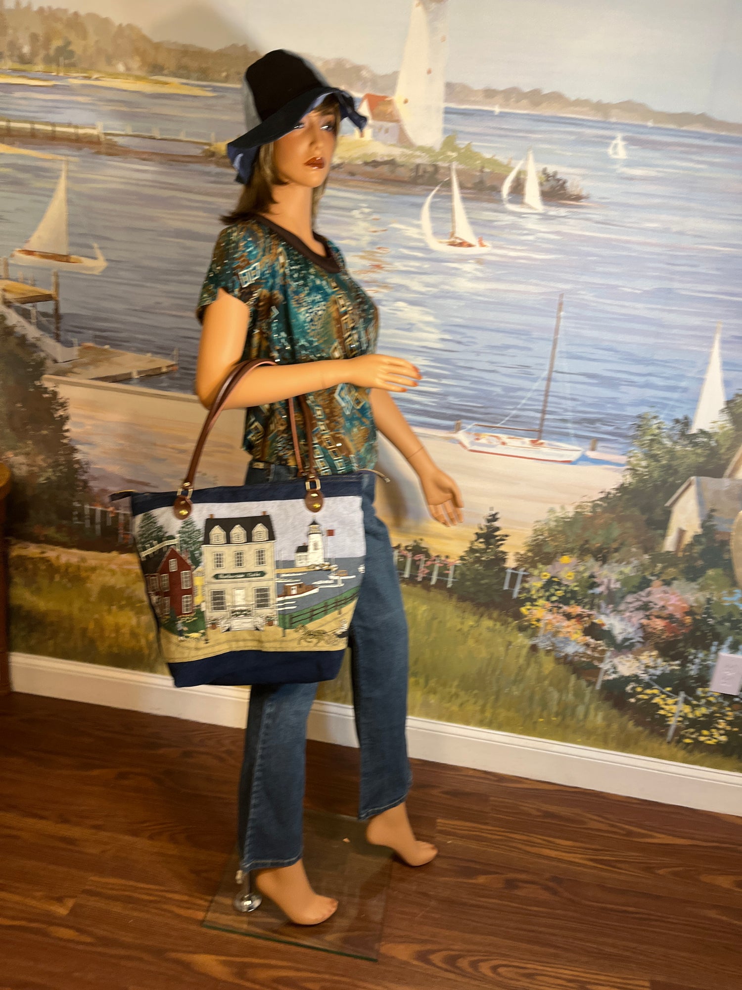 Tapestry, Nautical Upcycled Totes